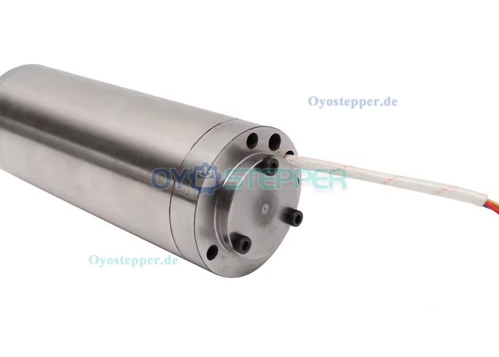 Wassergek&uuml;hlte CNC HF-Spindel 300W &Oslash;48mm ER8 75V 2,5A 60000U/min 10kHz